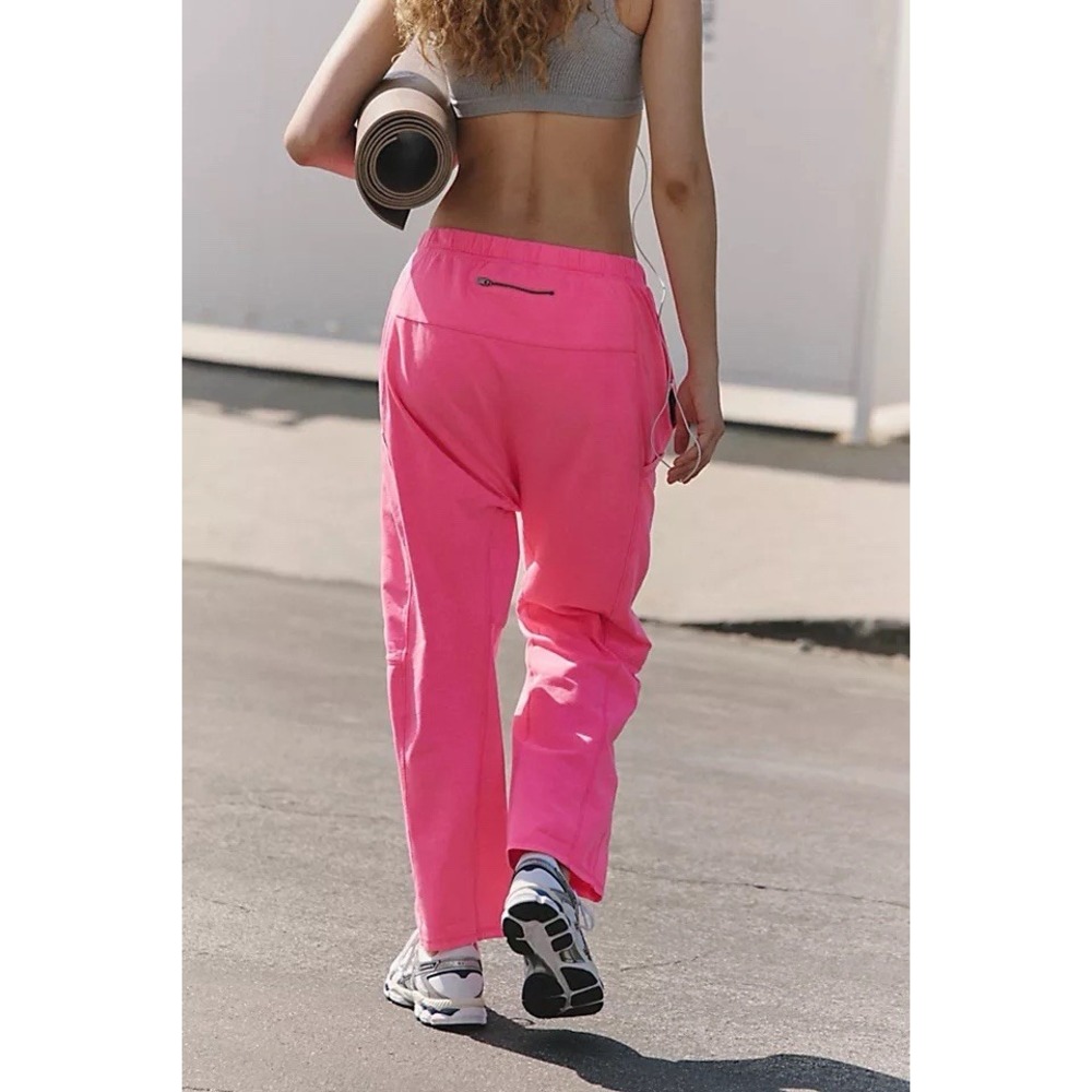 NWT Free People Movement Hot Shot Lounge Pants Hit Pink XL  Lounge Slouchy